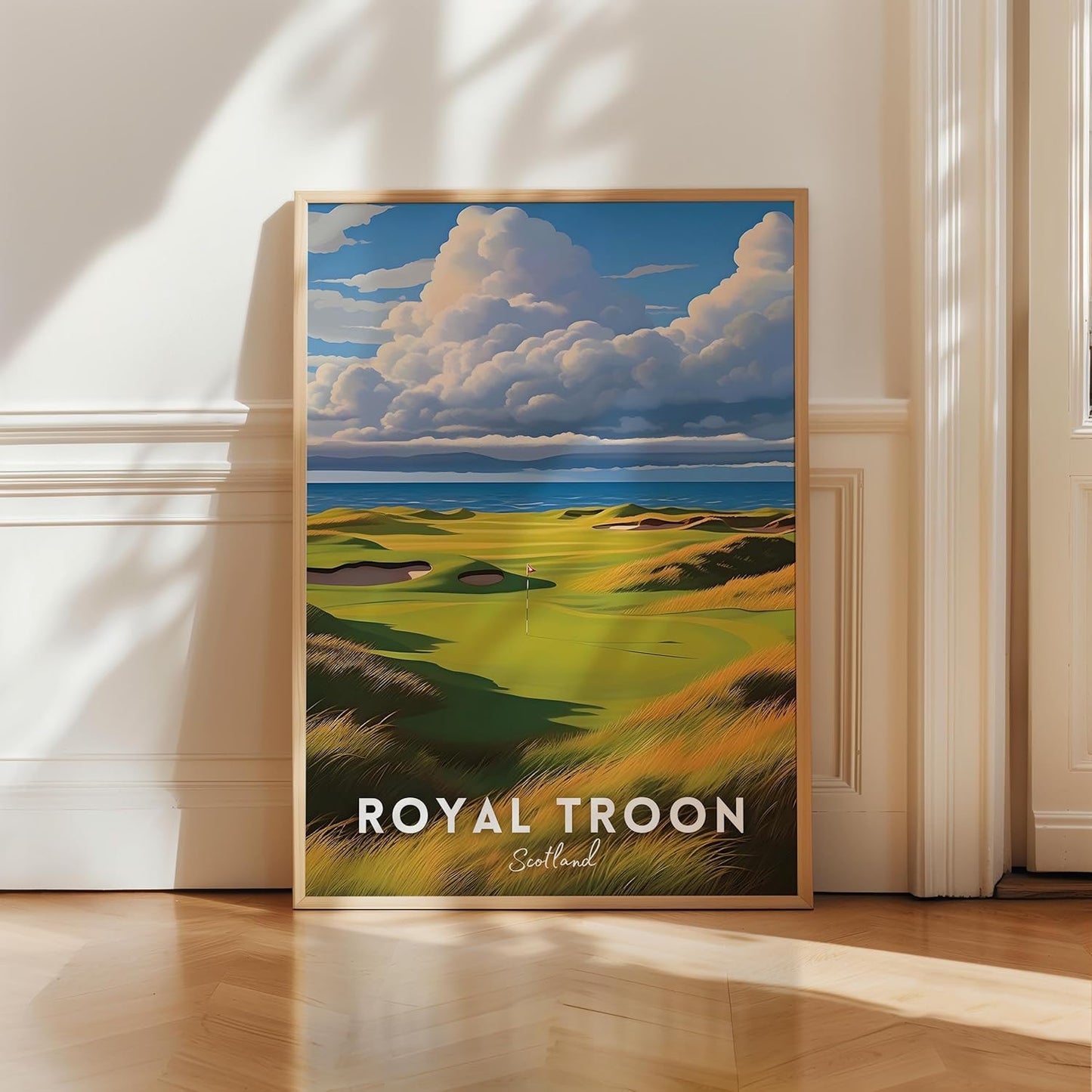 Golf Course Premium Giclee Fine Art Prints - Augusta, Pebble Beach, Pinehurst, Golf Course Posters, Golf Wall Art, Aesthetic Poster for Home Office Decor, Ready to Frame