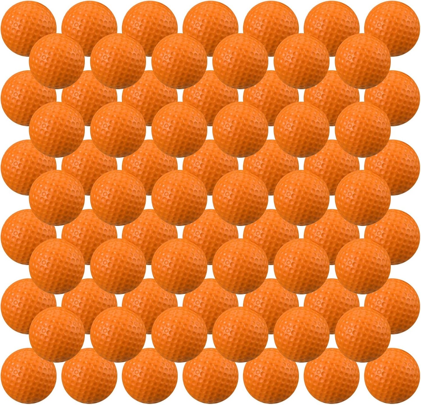 Junkin 80 Pcs Foam Golf Balls Rubber Practice Balls Realistic Feel and Flight Sport Training for Indoor or Outdoor Backyard Golf Training