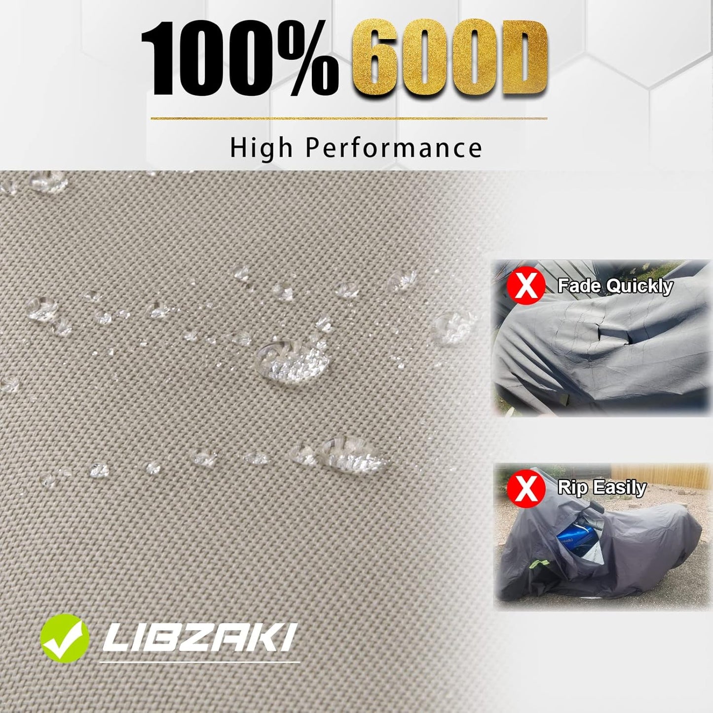 Waterproof Golf Cart Cover, Heavy Duty Marine Grade Fabric, Universal Fits for Most Brand 2/2+2/4+2 Passengers Yamaha, Honda, Club Car, EZGO Golf Cart