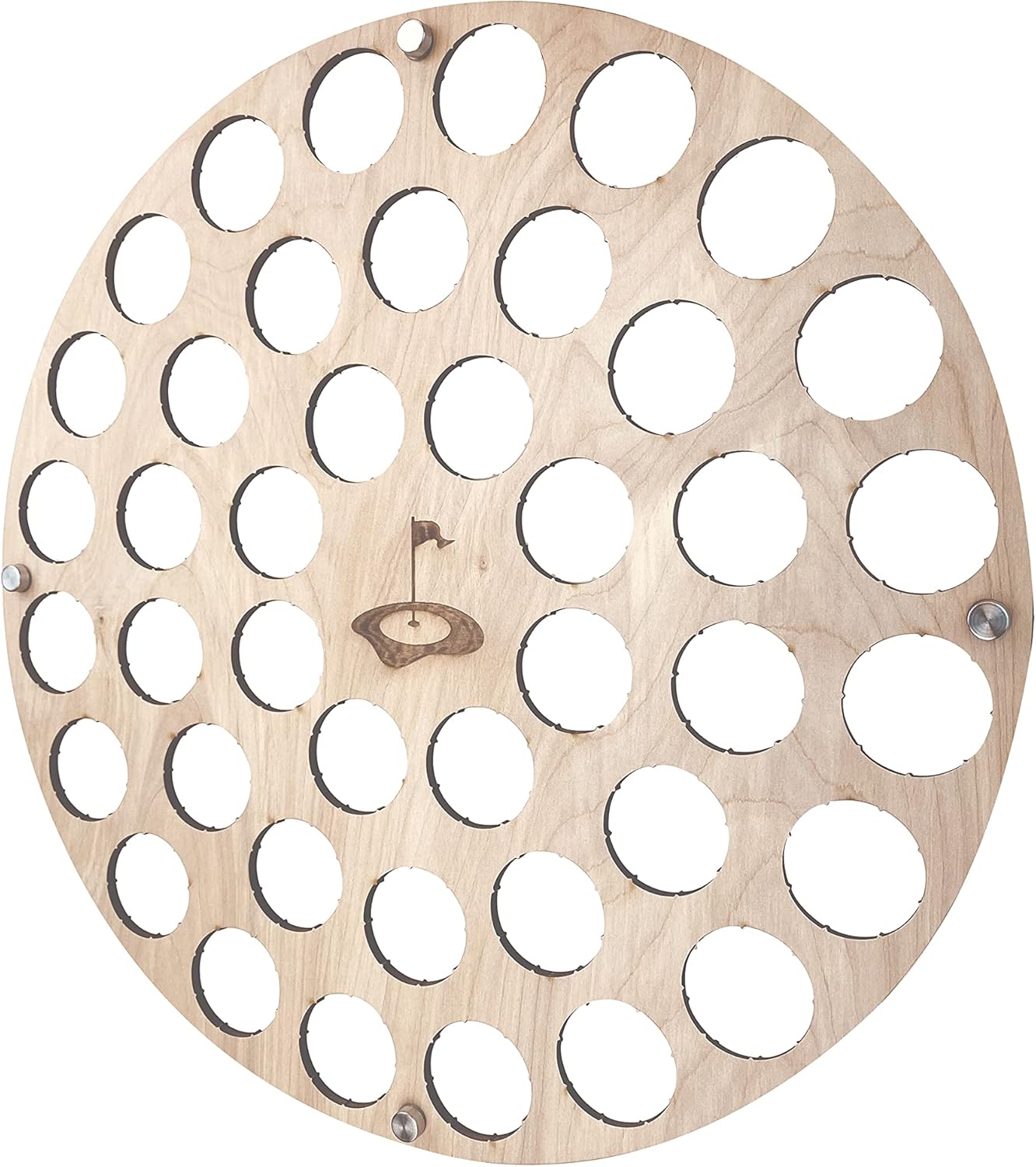 Torched Golf Ball Display Holder Collector’s Case Holds 42 Golf Balls Wall Mount Decor