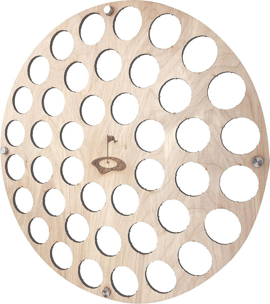 Torched Golf Ball Display Holder Collector’s Case Holds 42 Golf Balls Wall Mount Decor