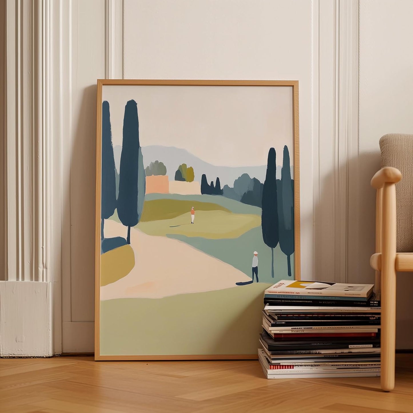 Golf Impressionist Art Print Posters - Premium Giclee Fine Art Prints - Sporty and Sophisticated Home Decor Posters, Golfer Art Prints for Home and Office Decor - Vintage Aesthetic, Ready to Frame