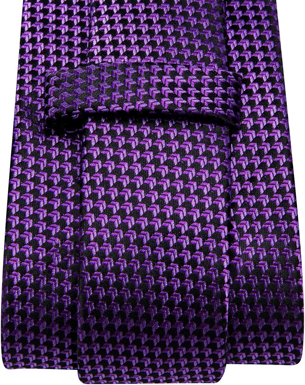Dubulle Mens Paisley Striped Tie WOVEN Necktie for Men and Handkerchief Cufflinks Set Wedding Formal Business