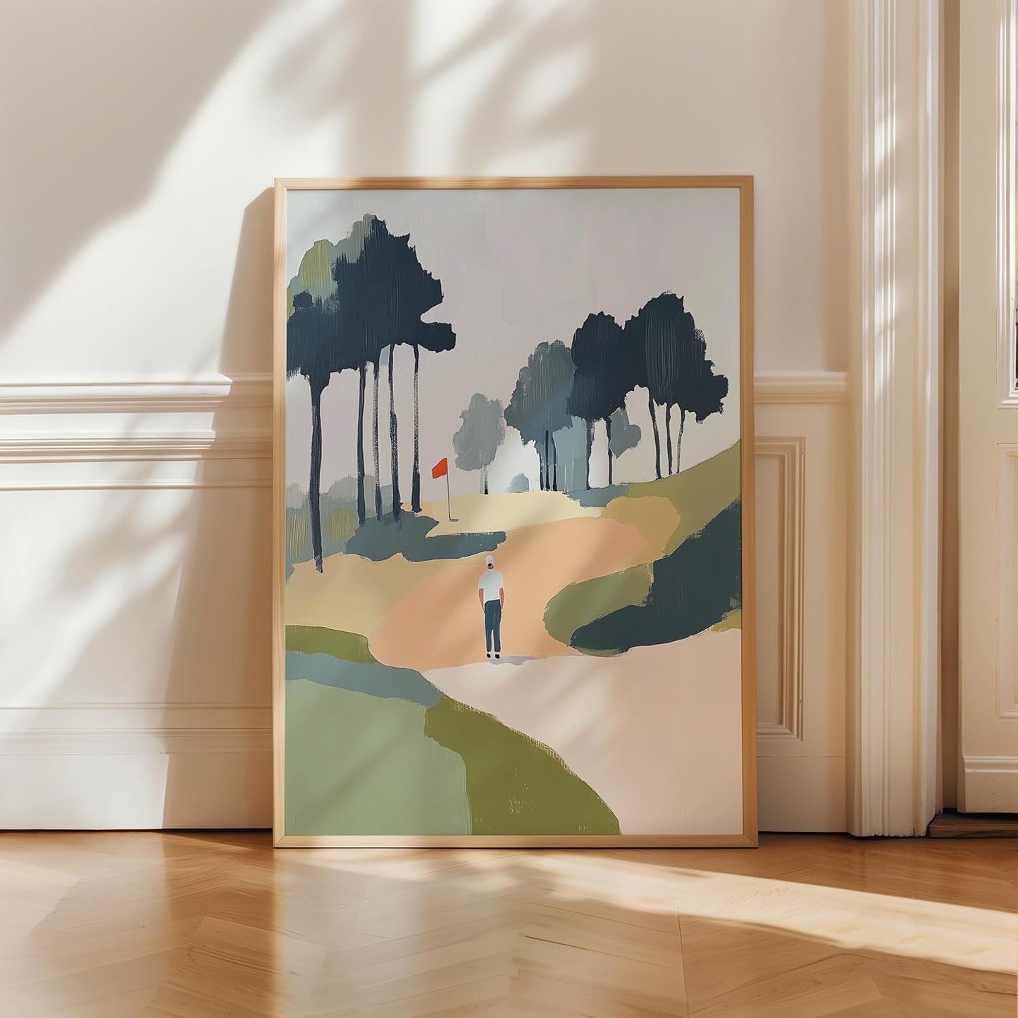 Golf Impressionist Art Print Posters - Premium Giclee Fine Art Prints - Sporty and Sophisticated Home Decor Posters, Golfer Art Prints for Home and Office Decor - Vintage Aesthetic, Ready to Frame