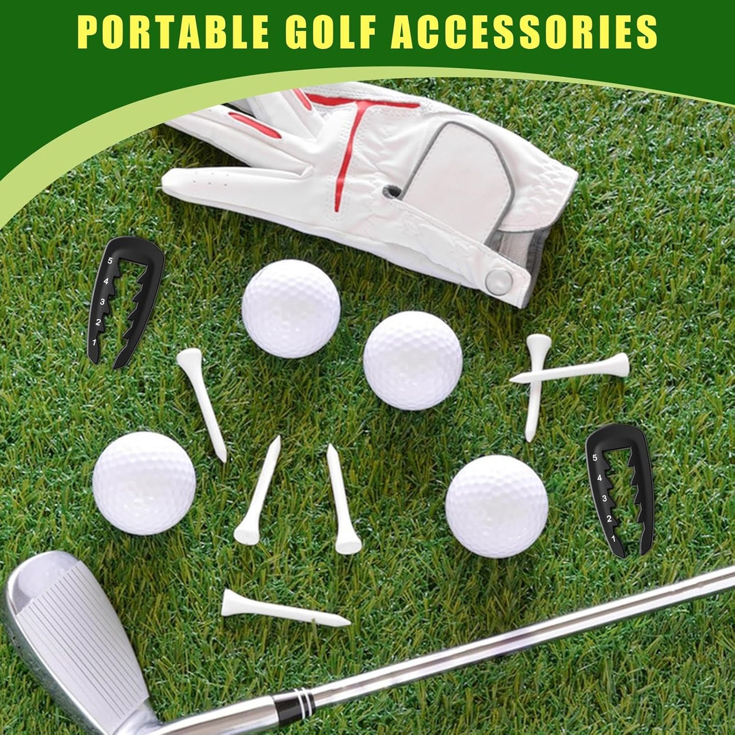 Golf Tee Height Tool, 1PCS Adjustable Golf Tee Height Tool, Height Adjuster for Outdoor Golf Training Aid, Measuring Device Lightweight Swing Training Aid for Consistent and Precise Shots