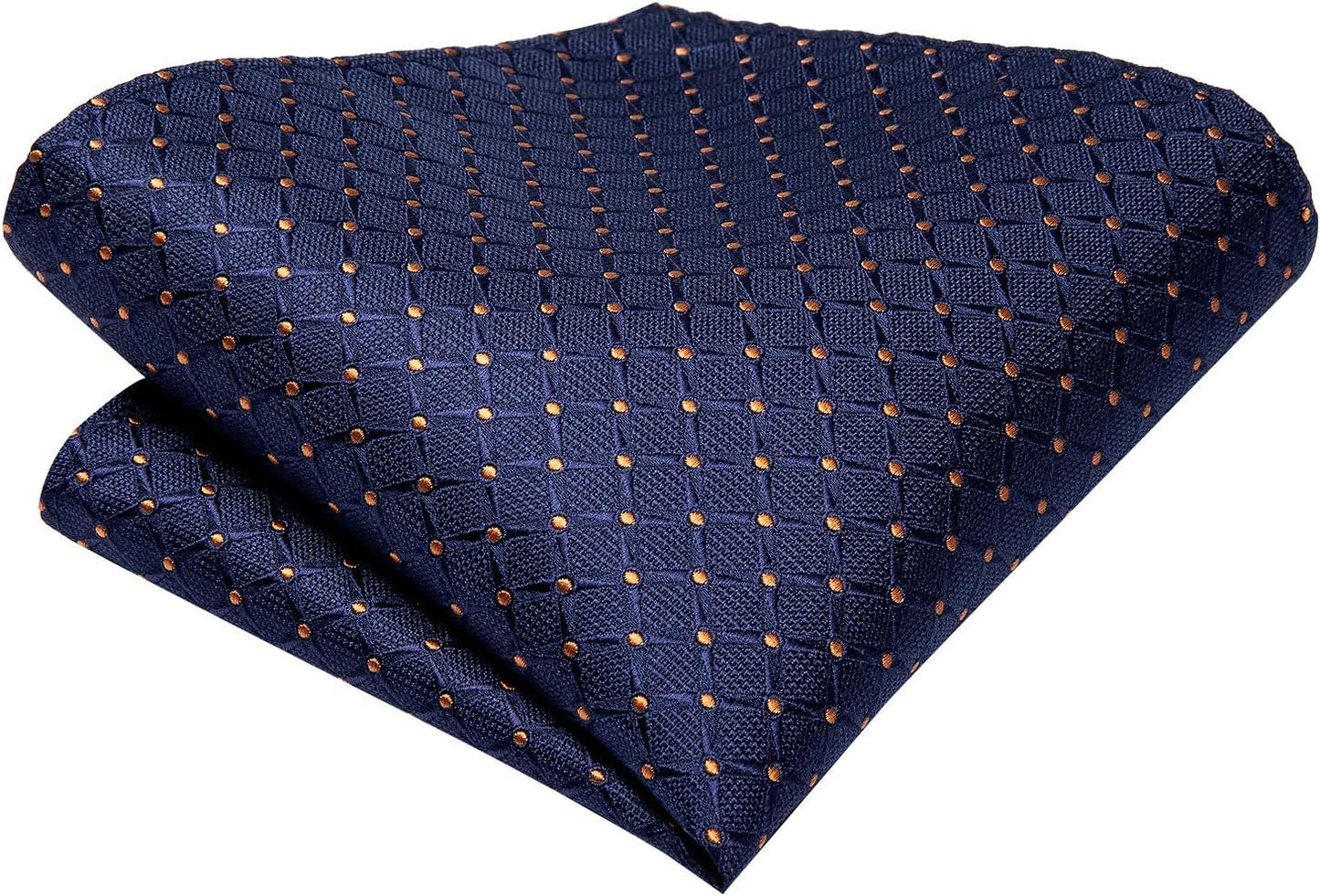 Hi-Tie Men 63inches Tie Set Extra Long Necktie Paisley Tie Pocket Suqare Cufflinks Big and Tall Men Tie