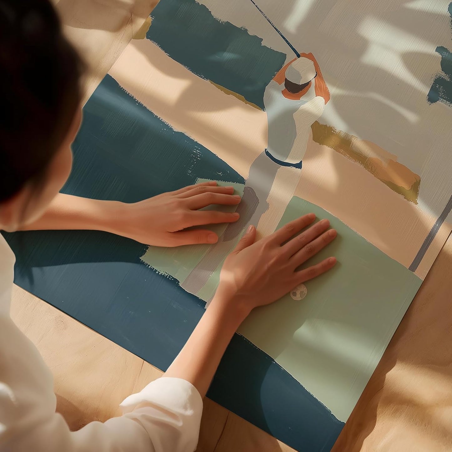 Golf Impressionist Art Print Posters - Premium Giclee Fine Art Prints - Sporty and Sophisticated Home Decor Posters, Golfer Art Prints for Home and Office Decor - Vintage Aesthetic, Ready to Frame