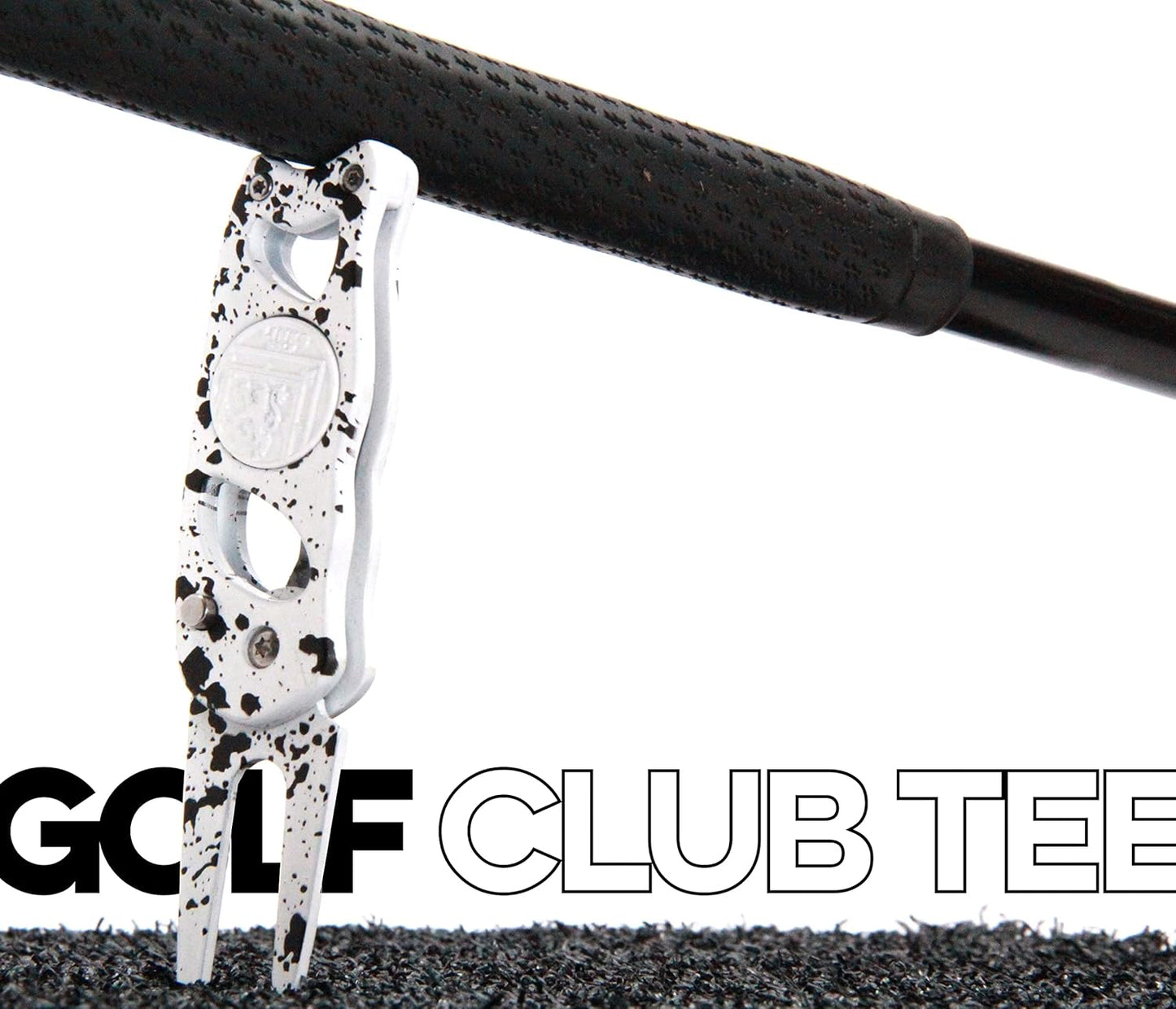 Links Golf Divot Tool with Foldable Pop-up Button & Magnetic Golf Ball Marker - Patented Golf Divot Tool and Ball Marker - Drip Collection