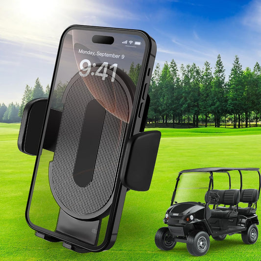 Magnetic Golf Cart Phone Holder for EZGO Club Car Yamaha, Golf Cart Phone Mount with Strong Magnets for iPhone Samsung Galaxy Google Pixel & all Cellphones, Easy Pick & Place Golfing Accessories