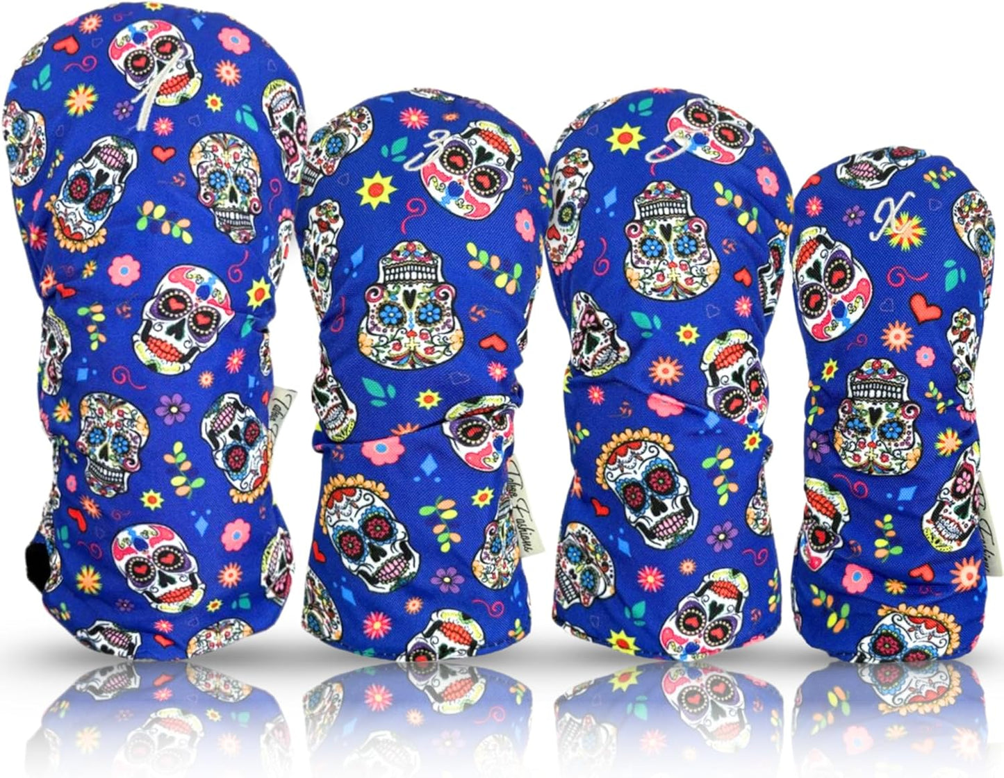 Taboo Fashions Resort Collection Golf Club Covers for Women - Numbered Golf Headcovers Set for Driver, Fairway and Hybrid Clubs - Weather Resistant, Pack of 4