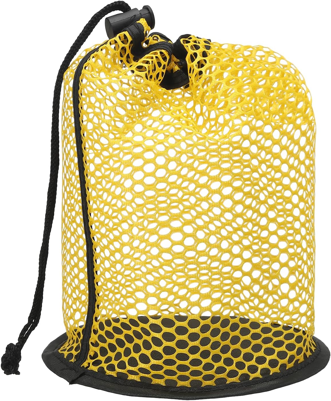 Golf Ball Storage Bag Nylon Mesh Golf Pouch with Adjustable Drawstring Closure for Outdoor Sports Supplies