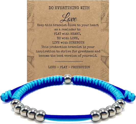 LAMIBEE Golf Stainless Steel 10 Bead Score Counter Bracelet, Golf Stroke Count Bracelet, Resizable Easy to Adjust Golf Round Scoring Tracker, Durable Stylish Golf Accessory