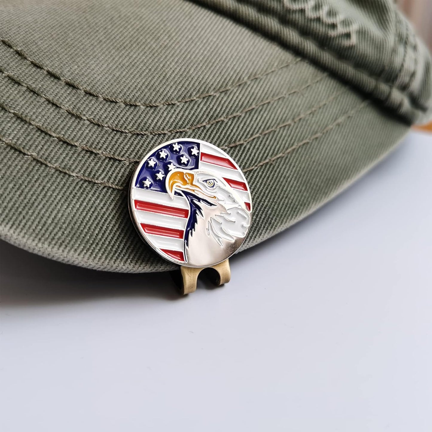 Magnetic Golf Hat Clips Ball Marker Holder for Golf Gloves Hats Bags Caps Visor Belt