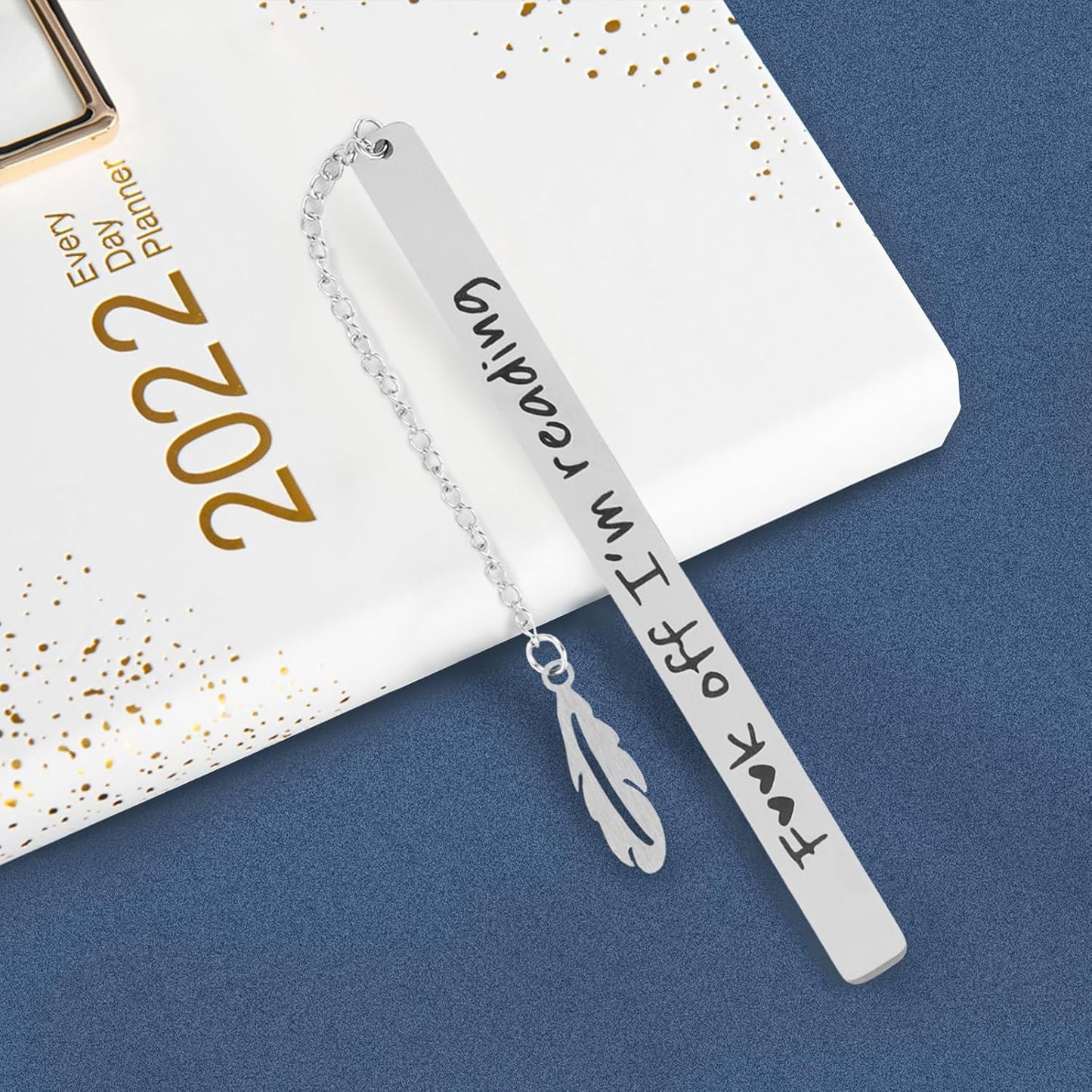 Funny Bookmarks for Women, Book Accessories for Reading Lovers Men Writers Friends Teachers Coworker Family Teens Boys Girls, Inspirational Reading Gifts for Christmas New Year Birthday Graduation