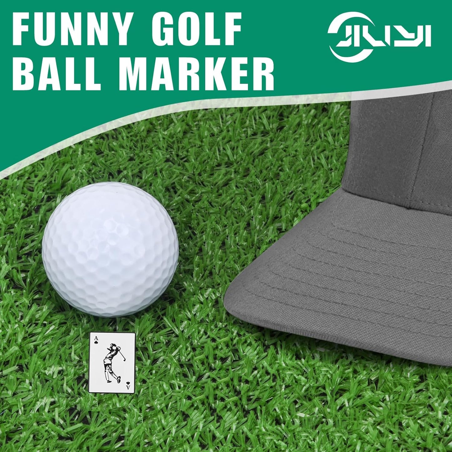 Golf Ball Marker Hat Clip, Golf Accessories for Men, Golf Ball Stamp, Funny Golf Gifts, Golf Gadgets
