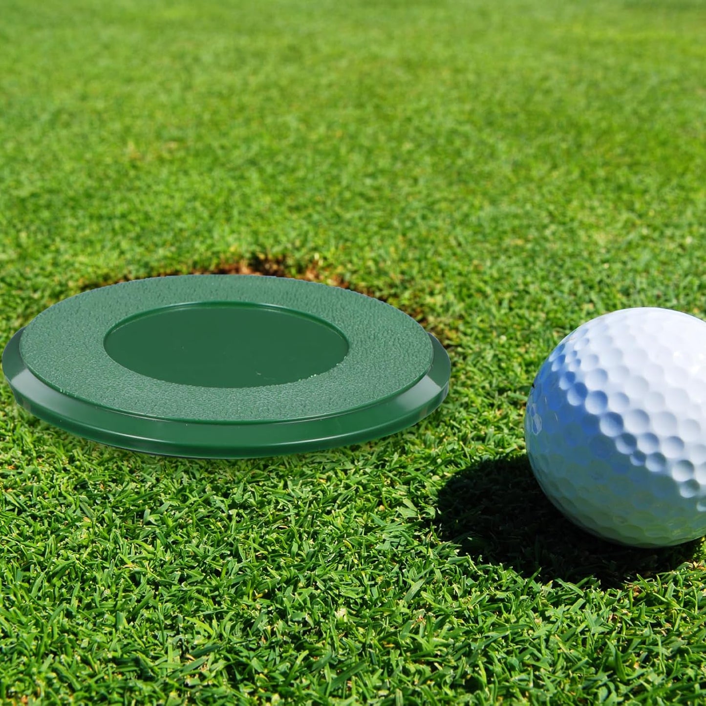 8 Pcs Golf Cup Cover, Putting Green Hole Cup Cover Plastic Golf Cups Covers for Yard Garden Backyard Game Ball Outdoor Activities