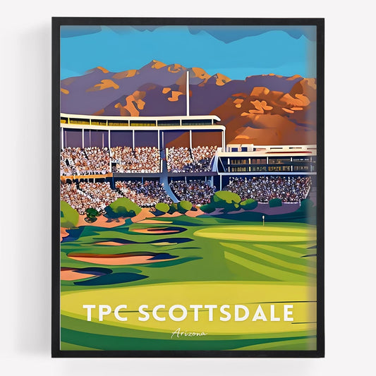 Golf Course Premium Giclee Fine Art Prints - Augusta, Pebble Beach, Pinehurst, Golf Course Posters, Golf Wall Art, Aesthetic Poster for Home Office Decor, Ready to Frame