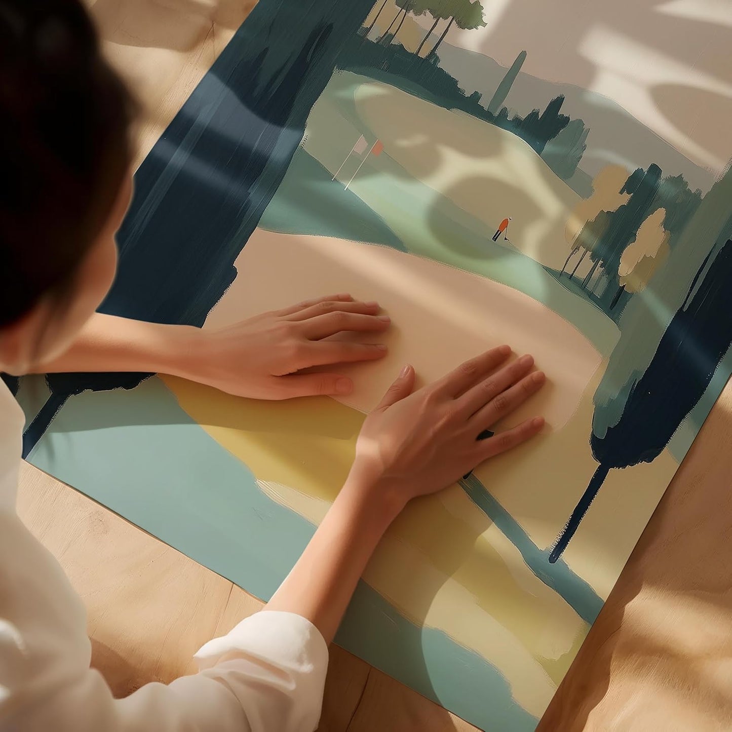 Golf Impressionist Art Print Posters - Premium Giclee Fine Art Prints - Sporty and Sophisticated Home Decor Posters, Golfer Art Prints for Home and Office Decor - Vintage Aesthetic, Ready to Frame