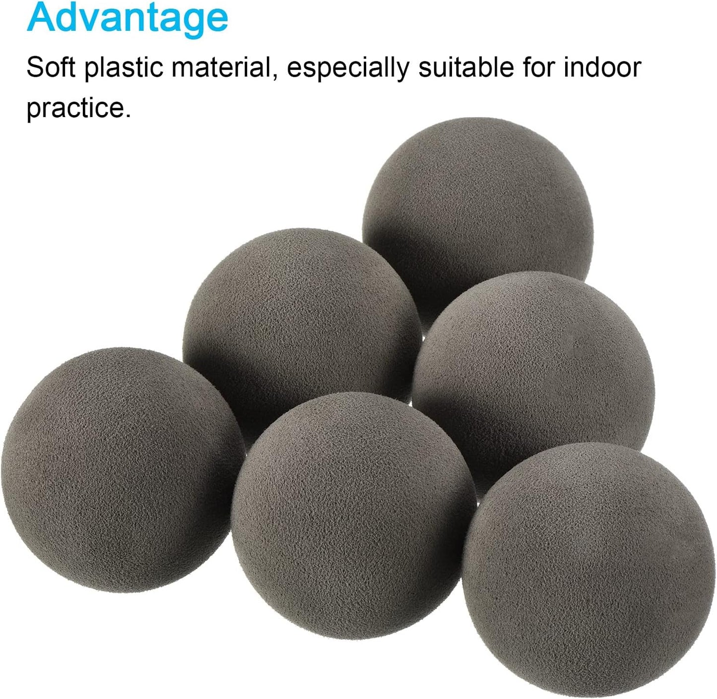 PATIKIL Golf Foam Balls, Pack Sponge Exercise Flight Swing Practice for Indoor Training