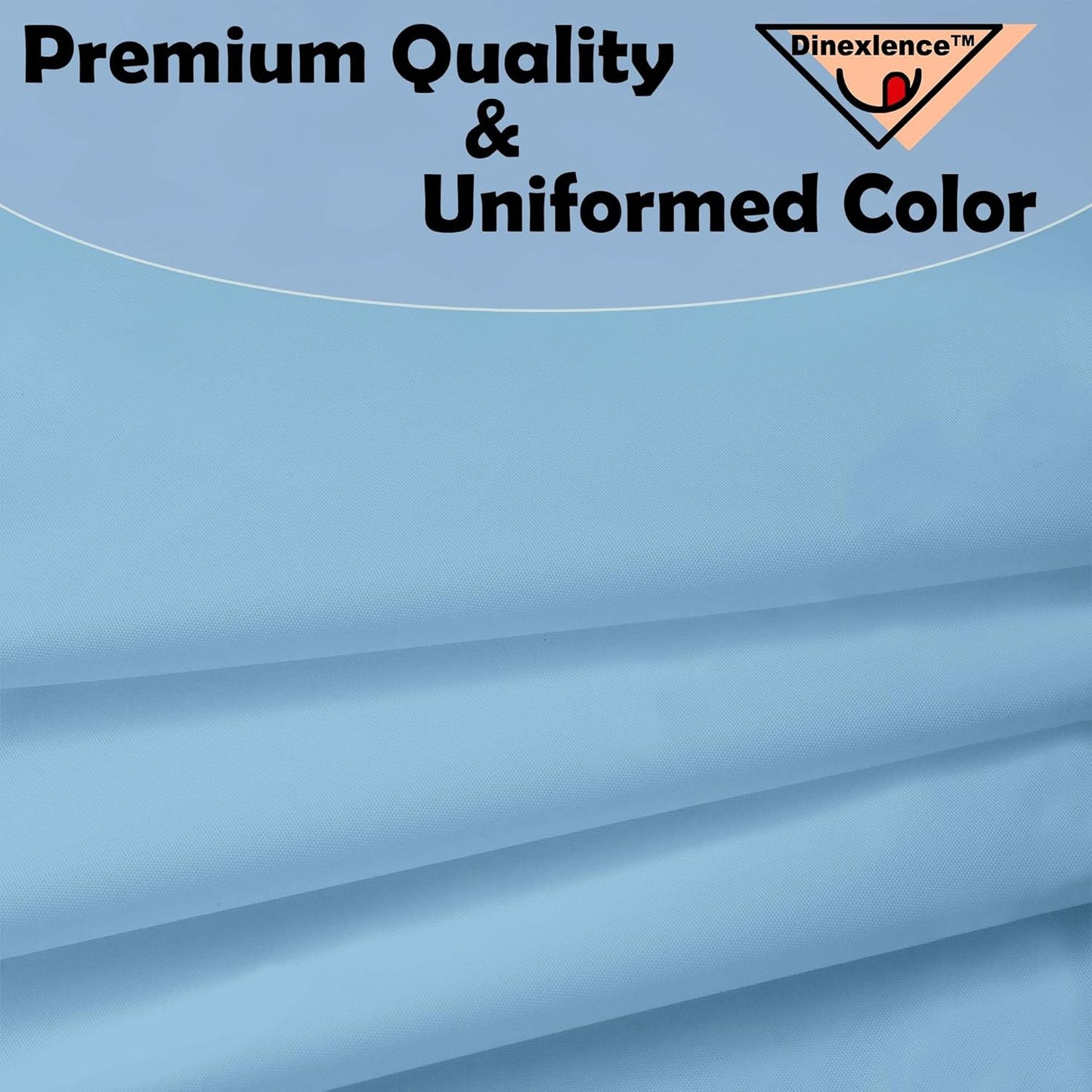 2 Pack Light Blue Premium Plastic Tablecloth Rectangle 54 x 108 Inches Reusable Baby Sky Blue Decorative Table Cover for Dining, Wedding, Party, Indoor and Outdoor use