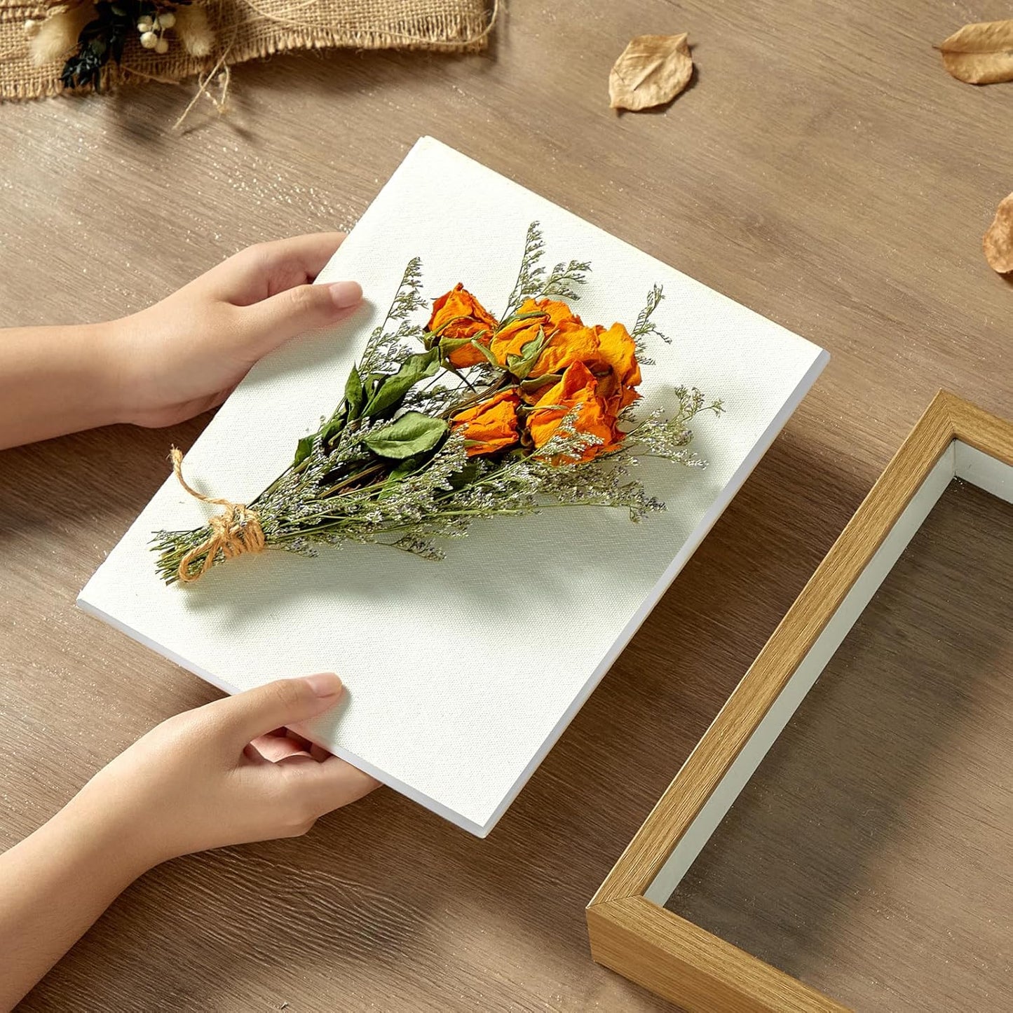 8x10 Shadow Box Display Case Picture Frame with Soft Linen Back,Large Deep Black Shadow Box 8x10 for Flowers Medal Display Case Jersey pet Graduation Memorabilia Baby Ltems Crafts Photos