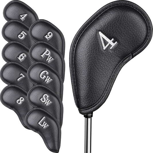 Craftsman Golf Magnetic Iron Headcovers Protective Cover with Large No. Available for Customize Name