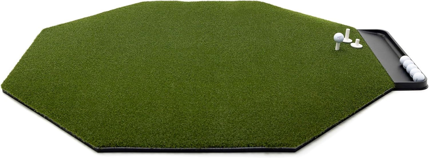Dura-Pro Premium Turf Indoor/Outdoor Golf Mat. Bonus Tray + 3 Tees
