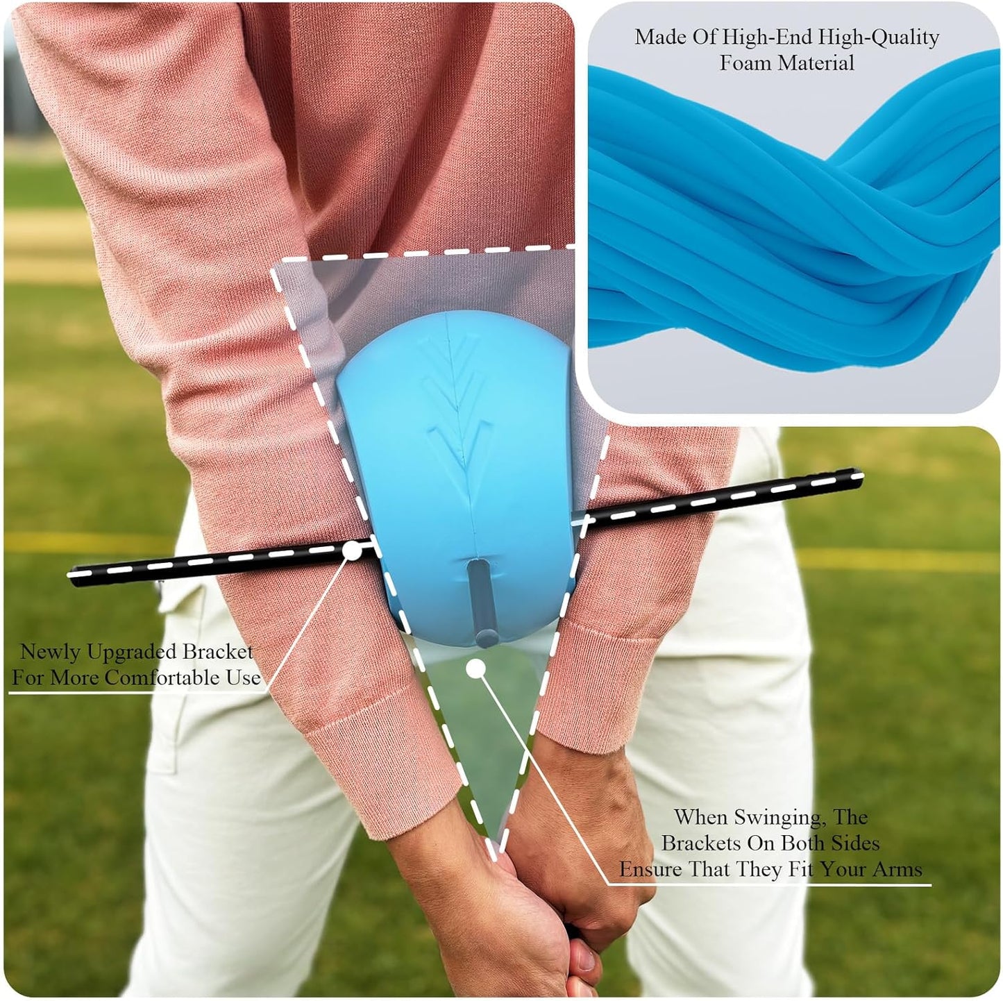 The Connector Golf Training Aid, Golf Swing Trainer for Posture Correction Practice, Golf Swing Training Aid