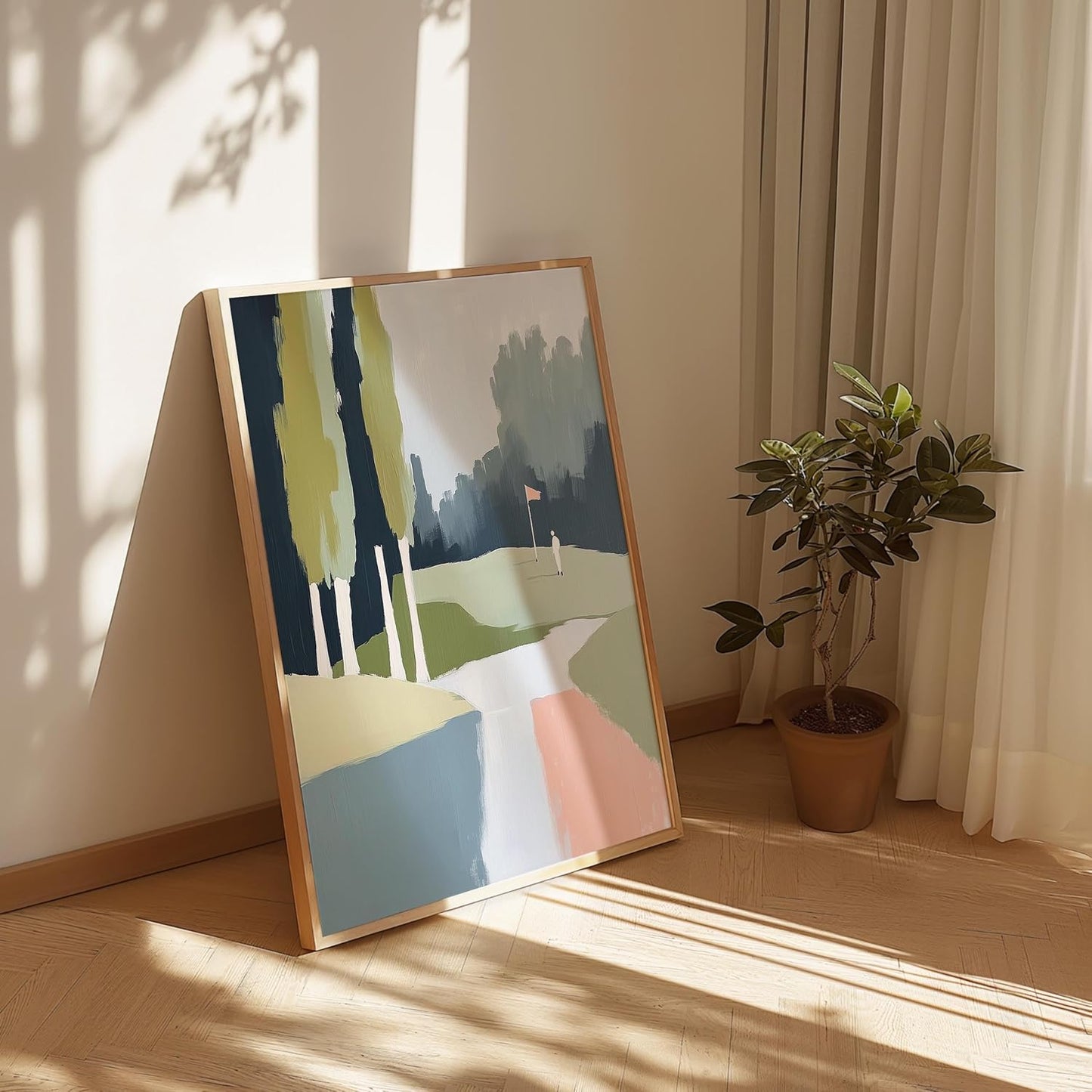 Golf Impressionist Art Print Posters - Premium Giclee Fine Art Prints - Sporty and Sophisticated Home Decor Posters, Golfer Art Prints for Home and Office Decor - Vintage Aesthetic, Ready to Frame