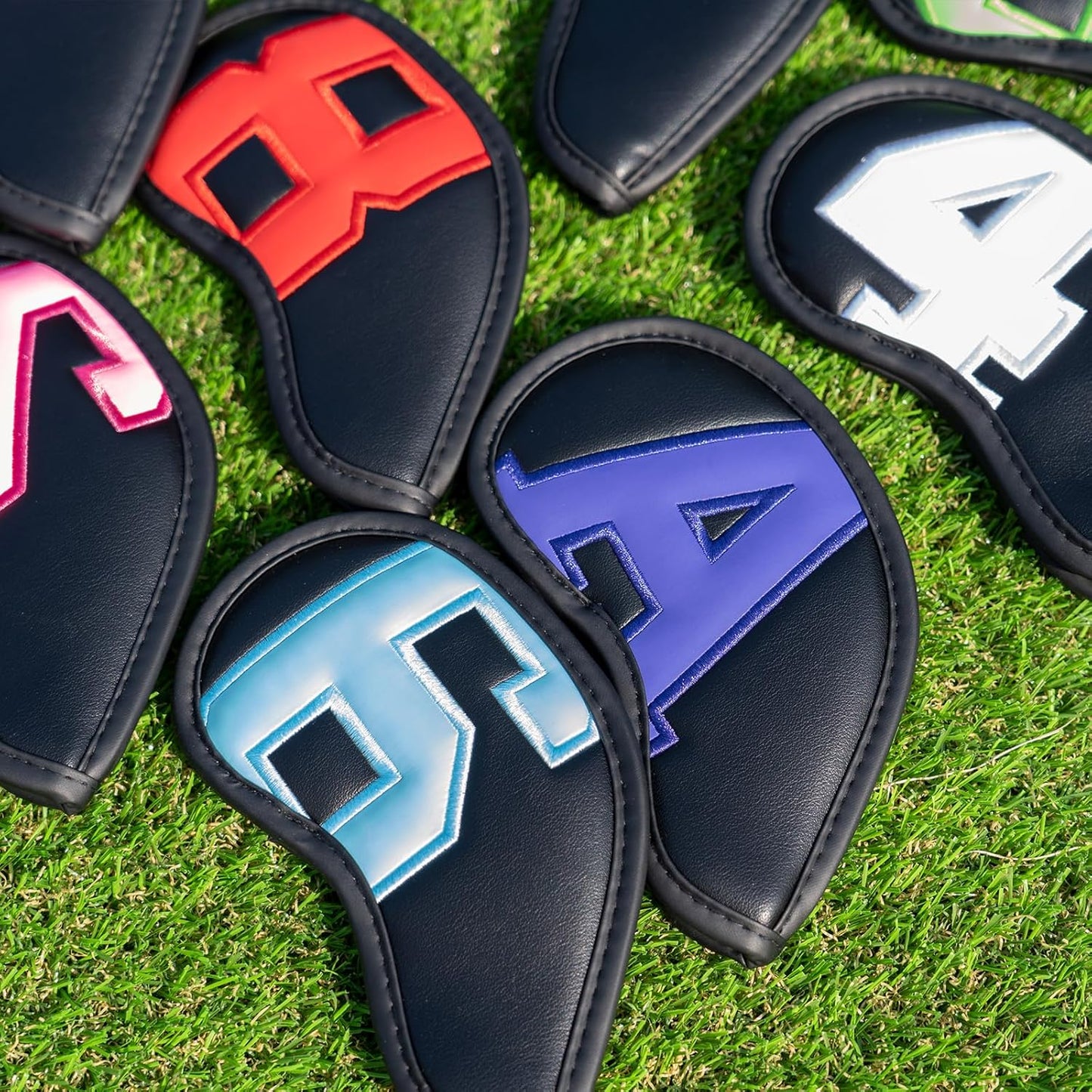 Craftsman Golf Magnetic Iron Headcovers Protective Cover with Large No. Available for Customize Name