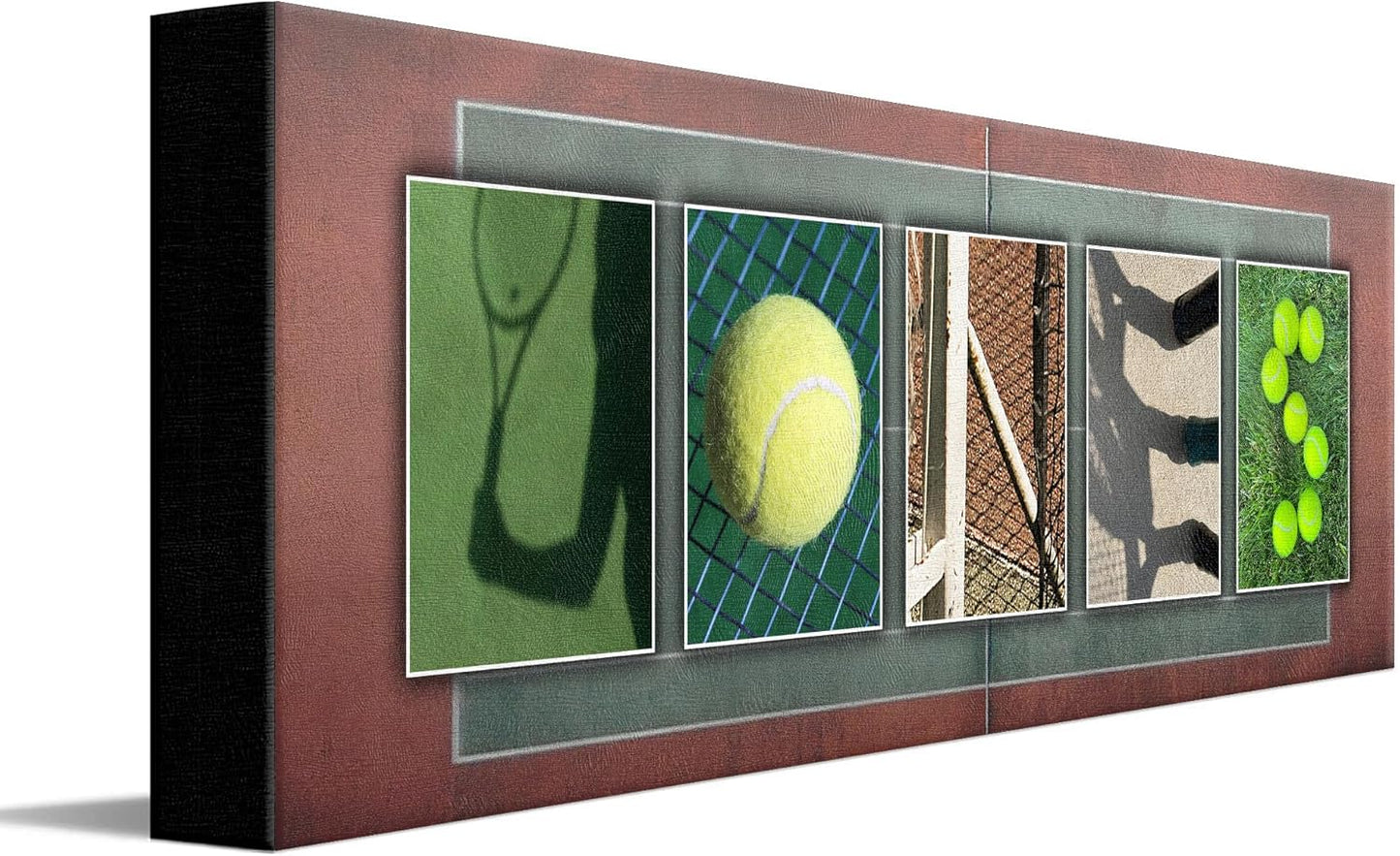 Personal-Prints TENNIS Décor or Gift for the Tennis Player, Coach, Tournament Champion, or Fan | Customized Tennis Name Wall Art Gift (6"x18" Stretched Canvas)