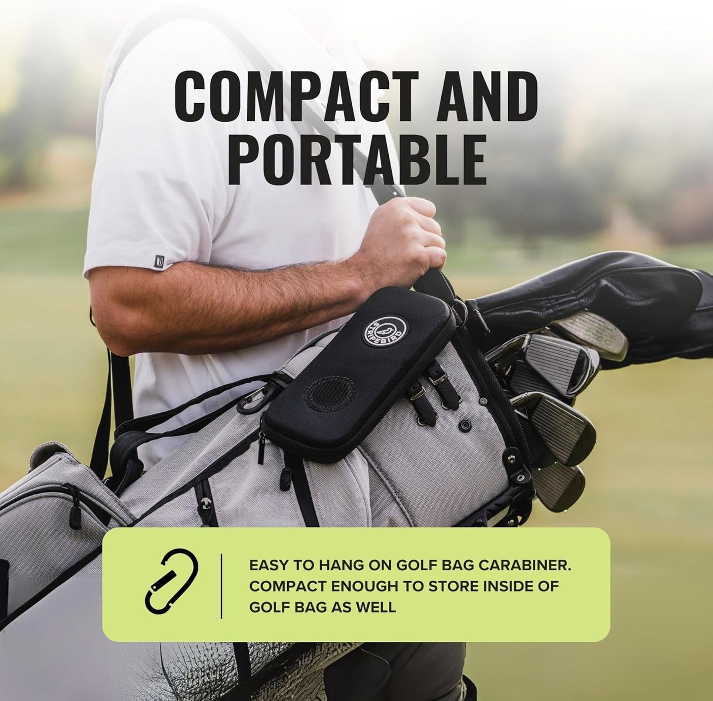 Stripebird - Original Performance Golf Glove Holder - Protect and Keep Gloves Dry - Moisture Free Storage Organizer Case