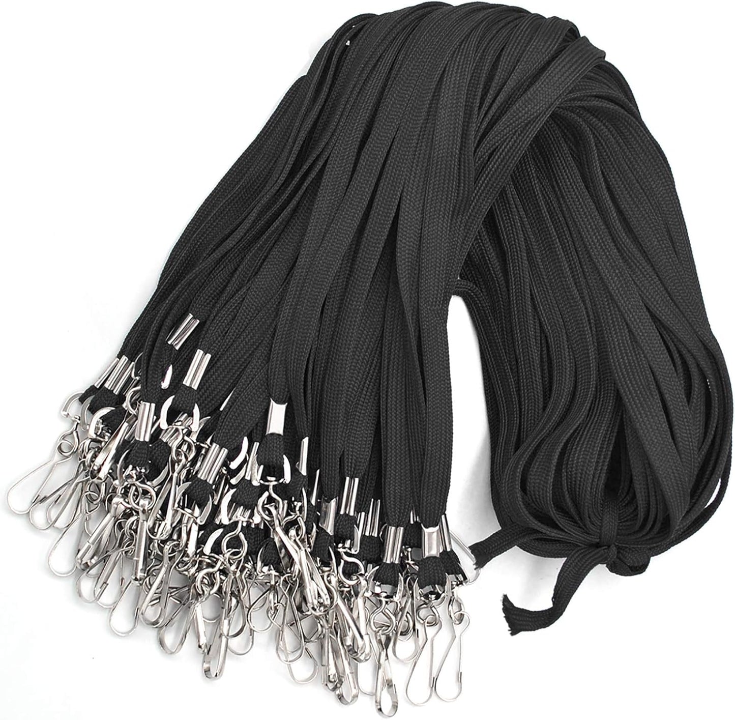 Bird Fiy Lanyard 100 Pack Bulk Badge Lanyards for ID Badges Neck Cruise Name Tag ID Holder