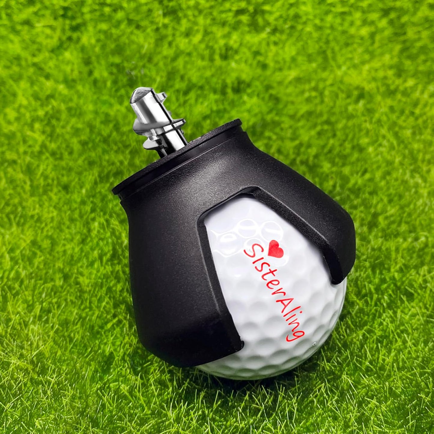 3-Prong Golf Ball Retriever Grabber Pick Up,Back Saver Claw Put On Putter Grip,Suction Cup Ball Grabber,Sucker for Golf Screws Tool