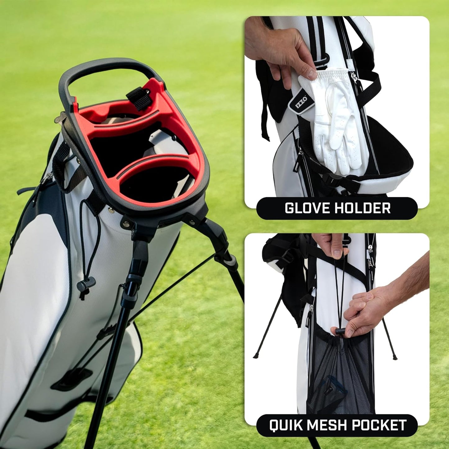 Izzo Quick 9 Golf Stand Bag