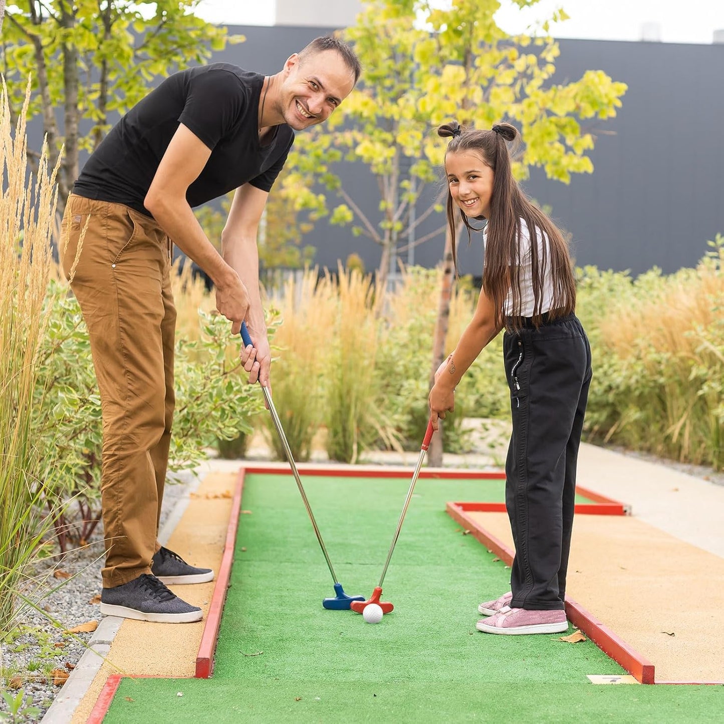 Junkin 24 Pcs Foam Golf Practice Balls Realistic Feel and Flight Training Sport Balls Elastic Soft Foam Golf Balls for Indoor or Outdoor Backyard Training