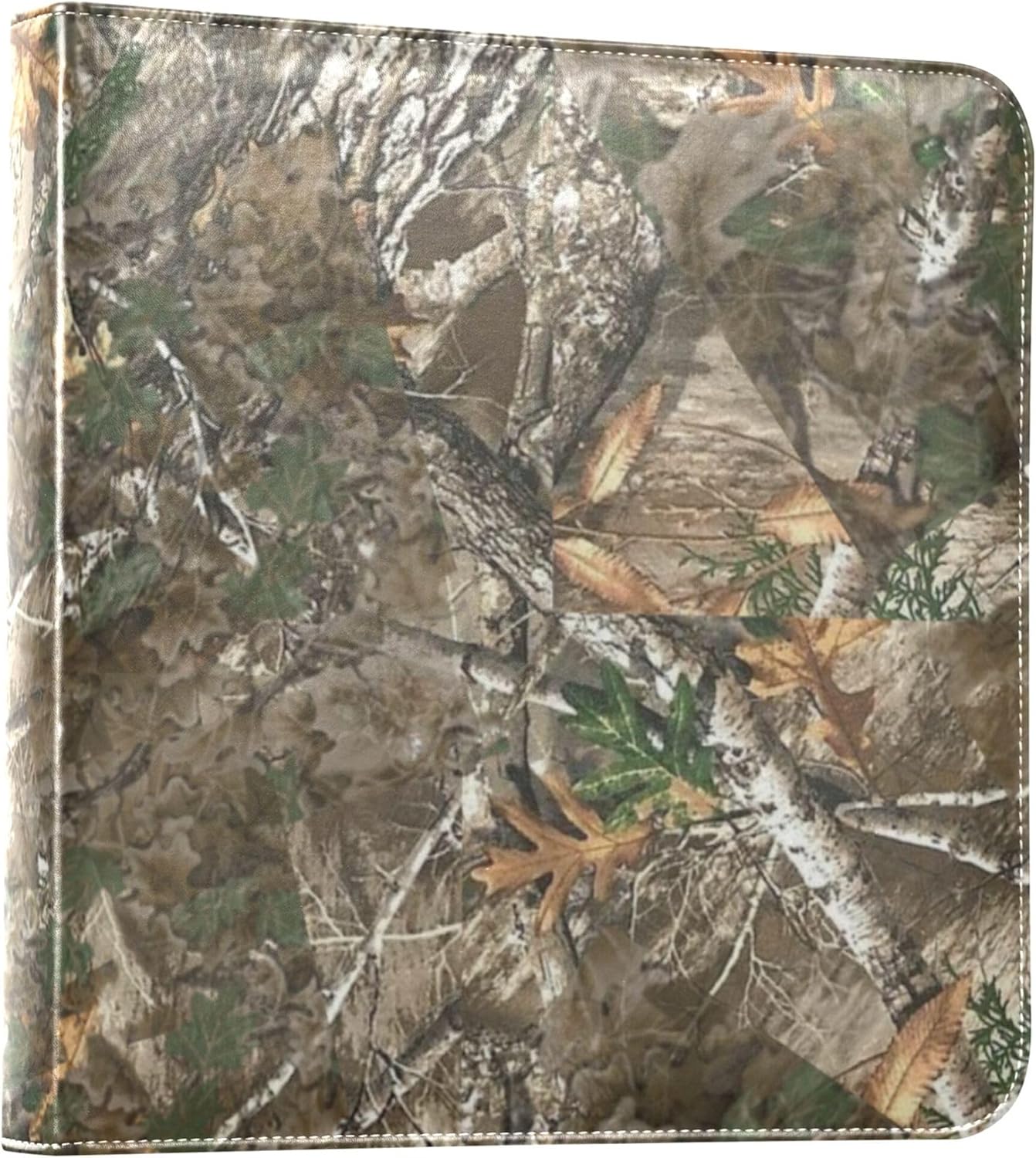 Fisyme Forest Trees Leaf Retro Photo Album Self Adhesive DIY Scrapbook Album for 2x3 4x6 5x7 6x8 Pictures 20 Pages Memory Book for Family Wedding