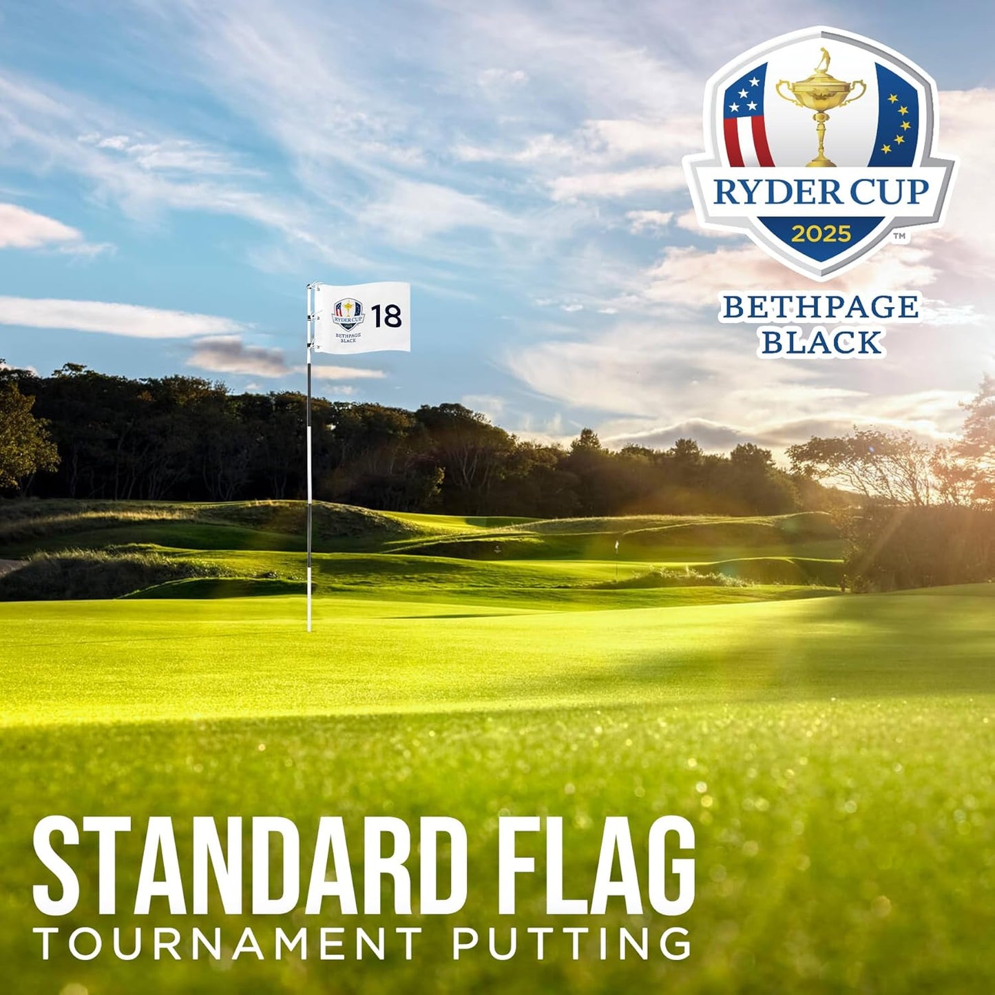 Embroidered Themed Golf Flag 2025, 14x20 Inch, Premium 420D Nylon, Ideal for Practice Putting Green, Driving Range, Golf Course, Golf Club, Collectors