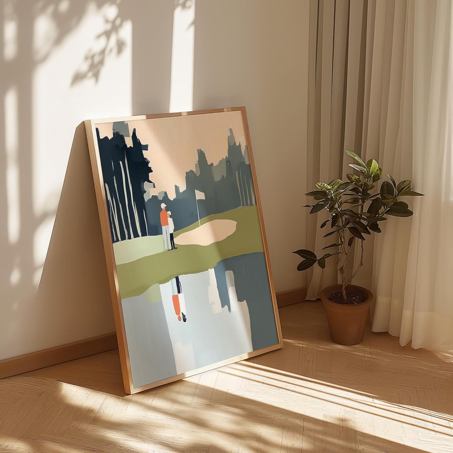 Golf Impressionist Art Print Posters - Premium Giclee Fine Art Prints - Sporty and Sophisticated Home Decor Posters, Golfer Art Prints for Home and Office Decor - Vintage Aesthetic, Ready to Frame