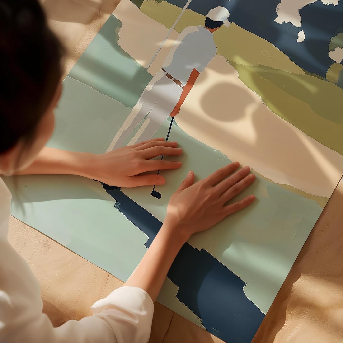 Golf Impressionist Art Print Posters - Premium Giclee Fine Art Prints - Sporty and Sophisticated Home Decor Posters, Golfer Art Prints for Home and Office Decor - Vintage Aesthetic, Ready to Frame