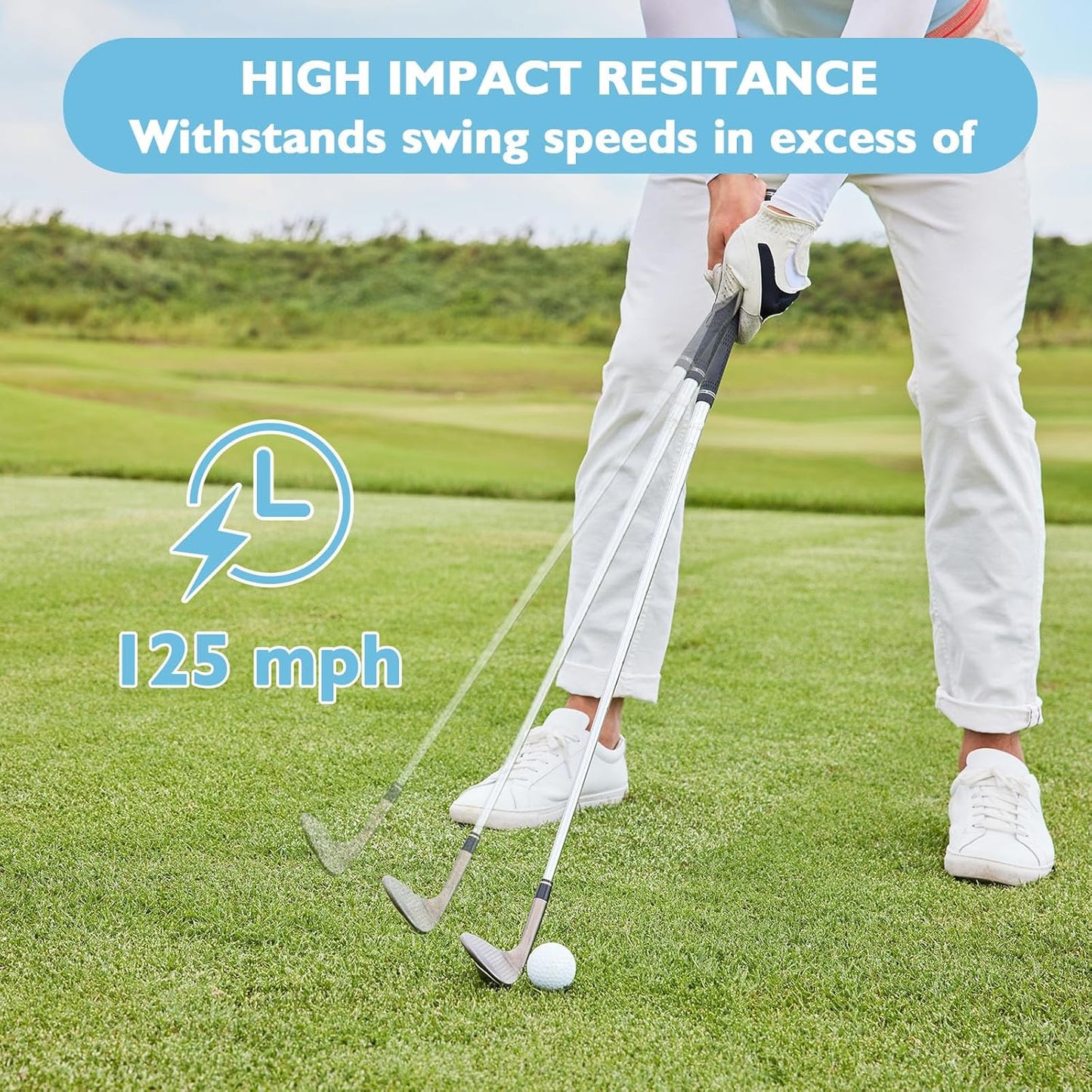 Golf Club Epoxy - Waterproof & Extra Strength - 5 Minute Golf Shaft Repair - Quick Cure Golf Epoxy for All Golf Shafts, Golf Heads, Drivers, Putters, and Irons，Ideal for Clubhouse & Home