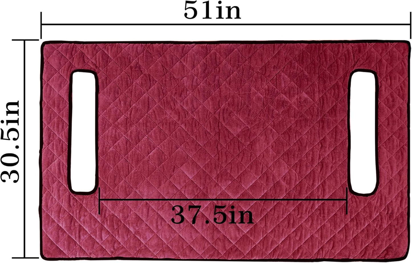 YOKYHOM Golf Cart Seat Covers, Golf Cart Seat Towel Blanket, Short Plush Surface, Soft and Comfortable, Suits EZGO, Yamaha, Club Car and Other 2-Seat Golf Carts, 51"x 30.5", Wine Red