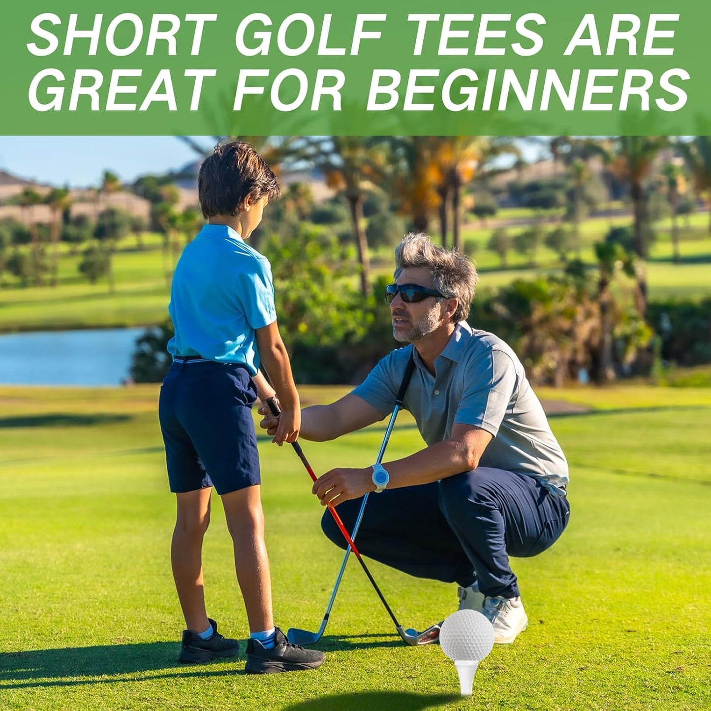 Mudder 600 Pack Golf Tees Bulk Wooden Golf Tees Wood for Men Balls Accessories