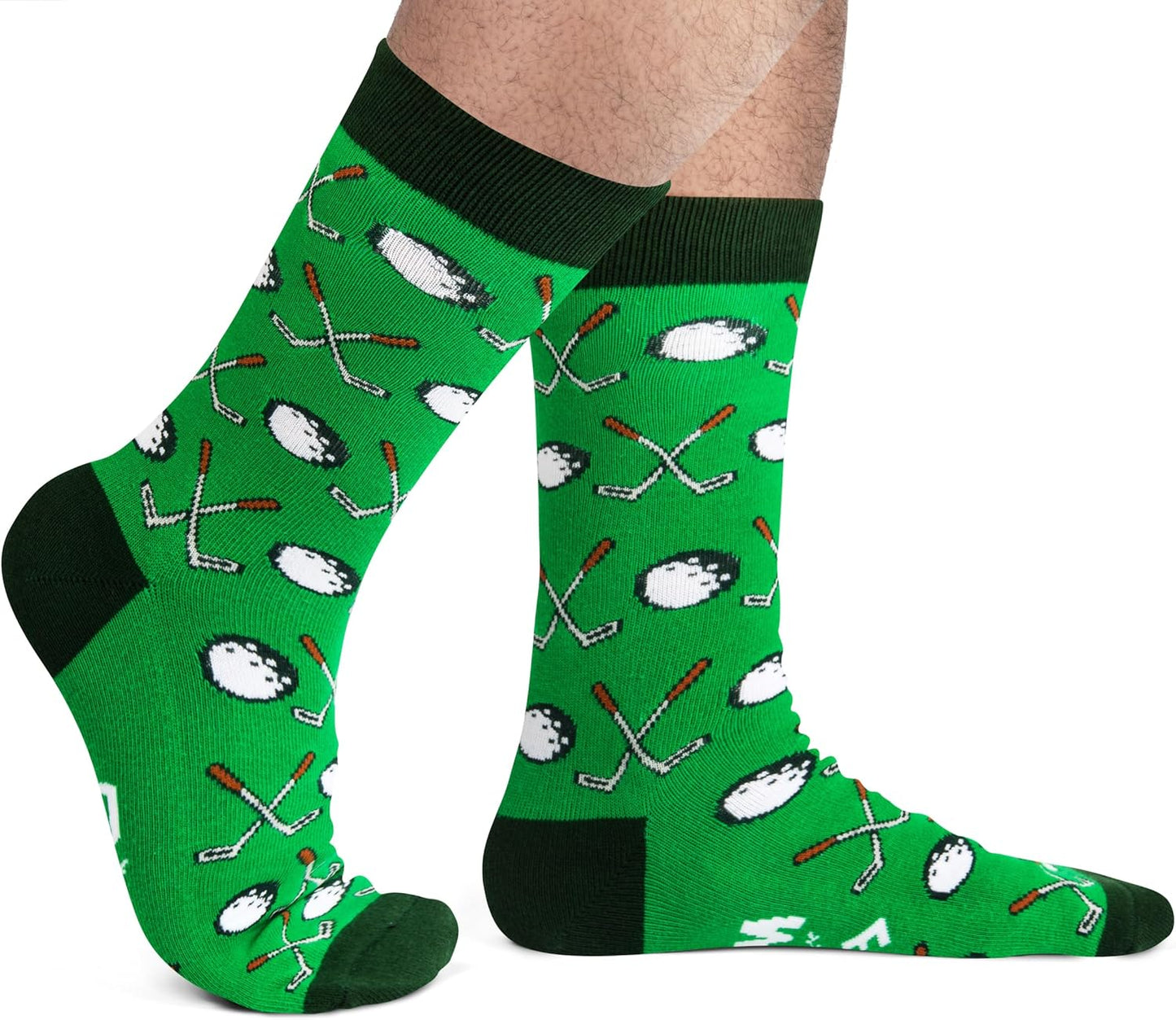 Lavley Funny Golf Socks - Fun gift for golfers - Unisex one size fits most - Great for birthdays or stocking stuffers