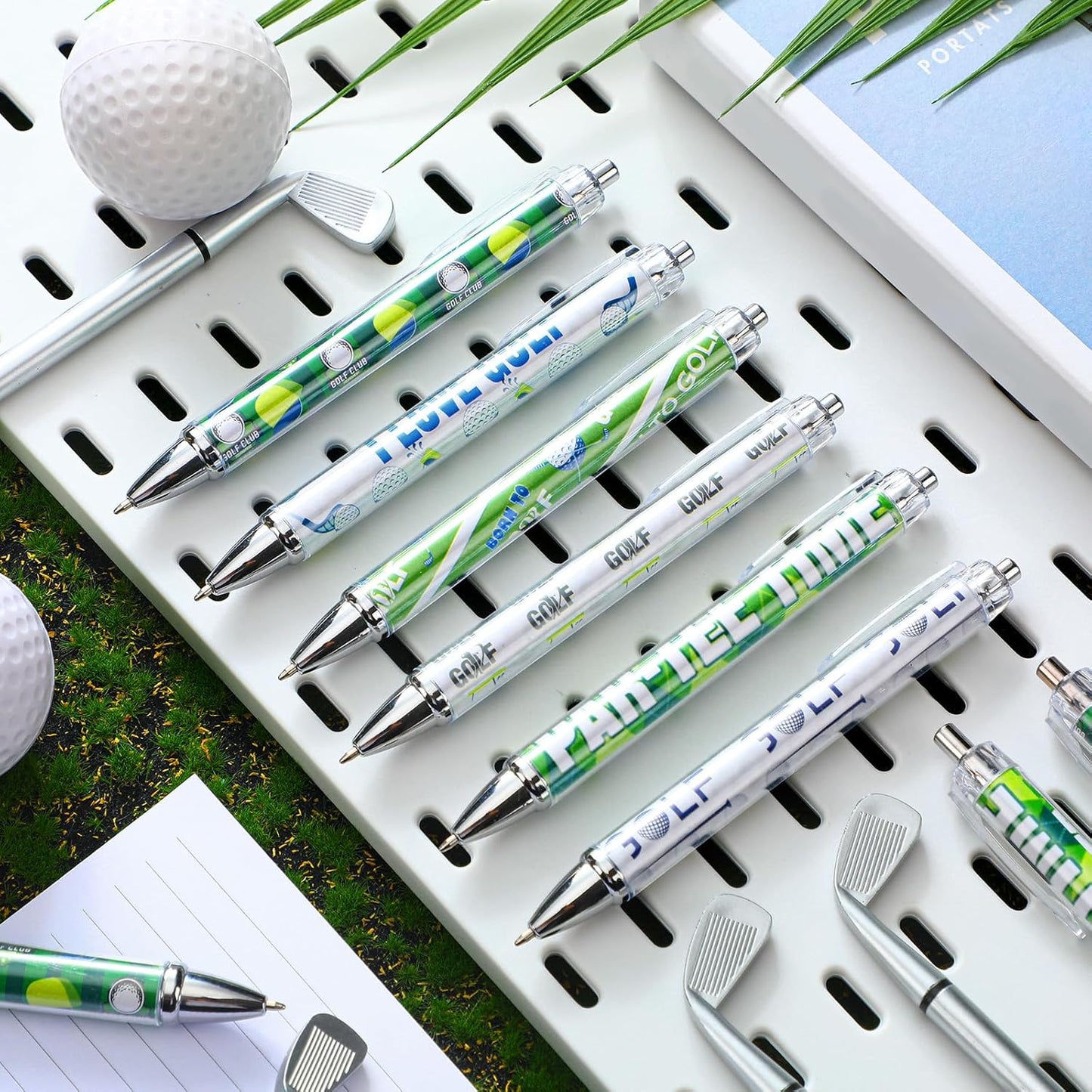 48 Pcs Golf Ballpoint Pens Gifts Golf Birthday Party Supplies Decorations Black Ink Retractable Pens in Bulk for Coworkers Office Dad Students