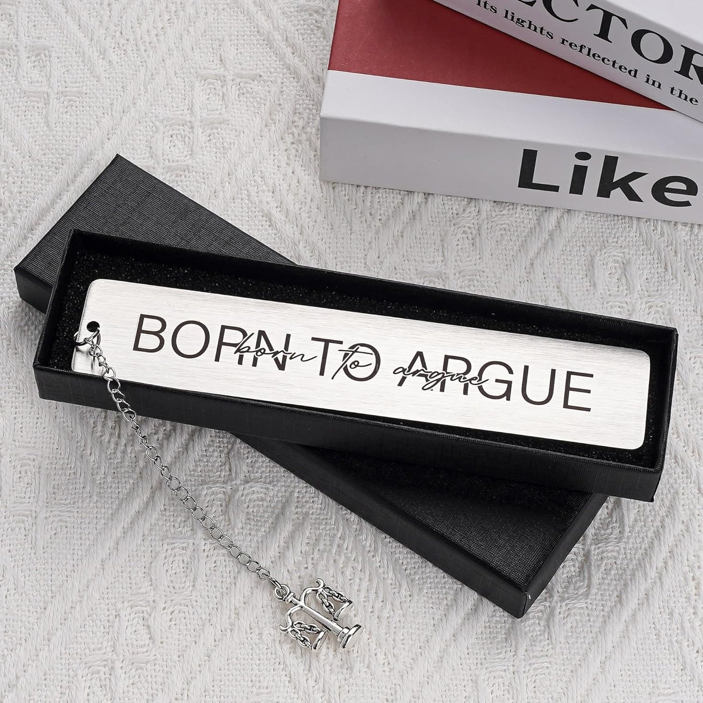 Lawyer Gifts Law Student Bookmark - Double Sided Novelty Law Student Gift for Future Attorneys, Metal Book Marks for Legal Professionals Graduation Birthday