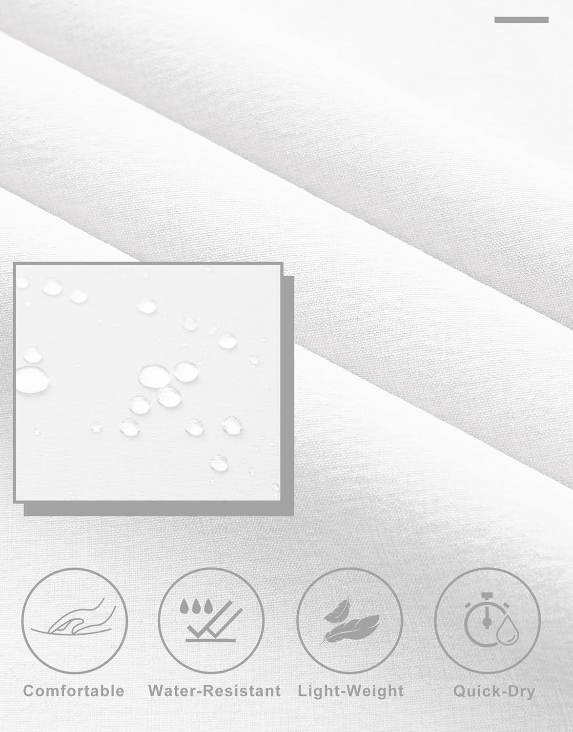 Libin Mens Golf Pants Stretch Work Dress Pants 30"/32"/34" Quick Dry Lightweight Casual Comfy Trousers with Pockets