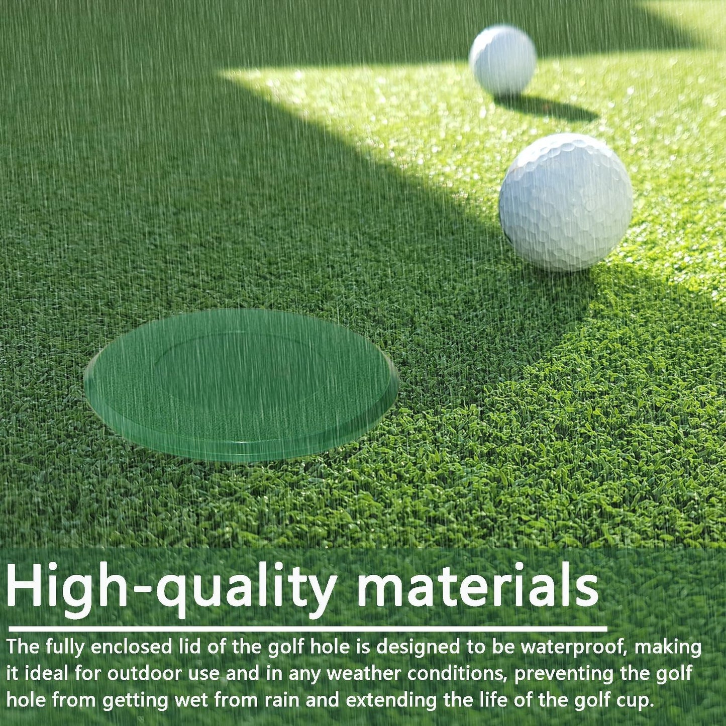 Professional Golf Cup Cover Universal Putting Green Hole Practice Training Aids Hole Lid Protection for Golf Courses and Outdoor (2)