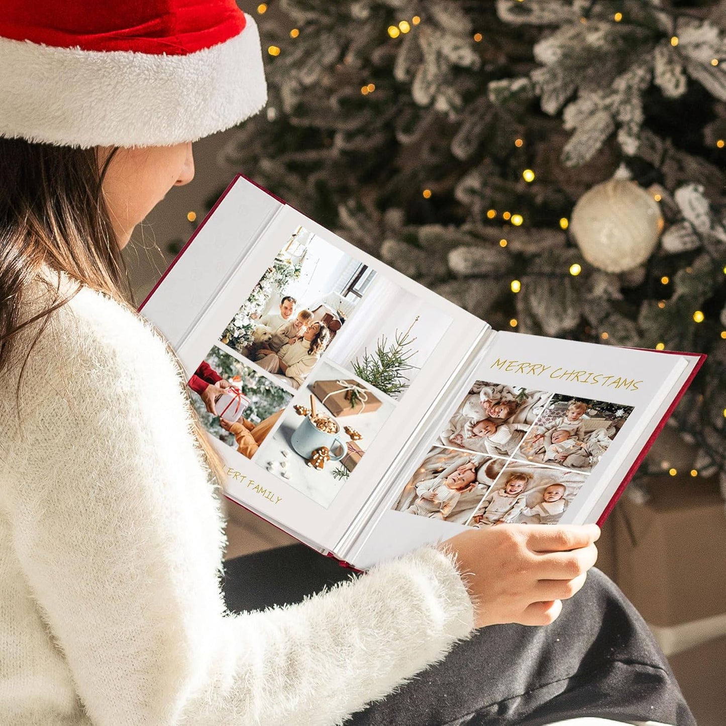 Vienrose Photo Album Self Adhesive Scrapbook Refill Pages for Vienrose11x10.6 inch Photo Album