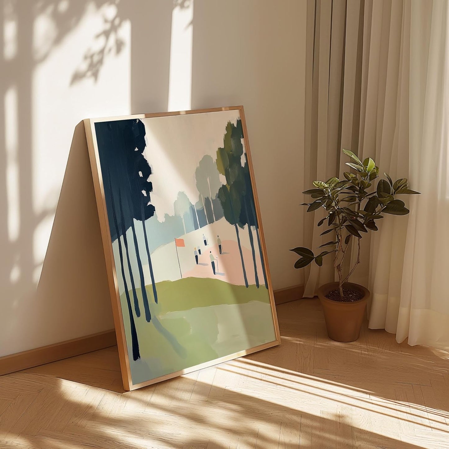 Golf Impressionist Art Print Posters - Premium Giclee Fine Art Prints - Sporty and Sophisticated Home Decor Posters, Golfer Art Prints for Home and Office Decor - Vintage Aesthetic, Ready to Frame